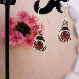 Ohrringe 925 Silber Edelstein Amethyst