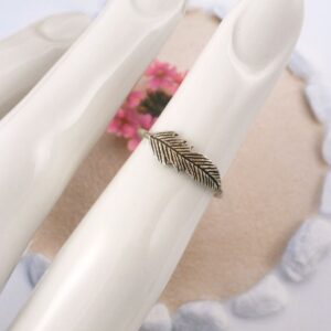 Ring 925 Silber Feder