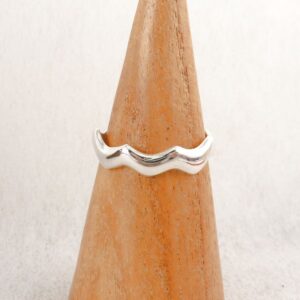 Ring 925 Sterling Silber gewellt