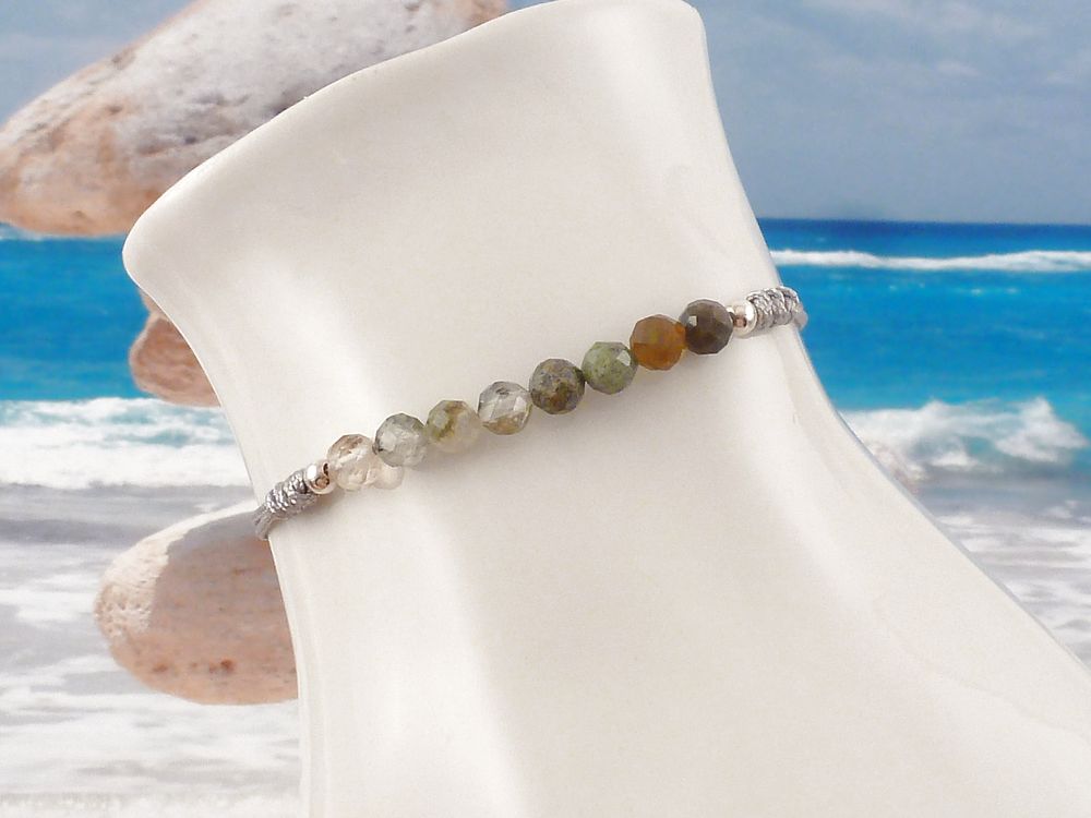 Armband Edelstein Labradorit – Bild 3