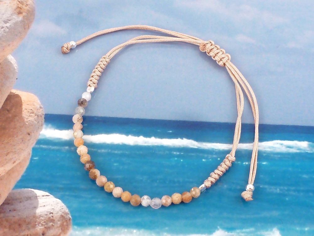 Armband Edelstein Mondstein – Bild 4